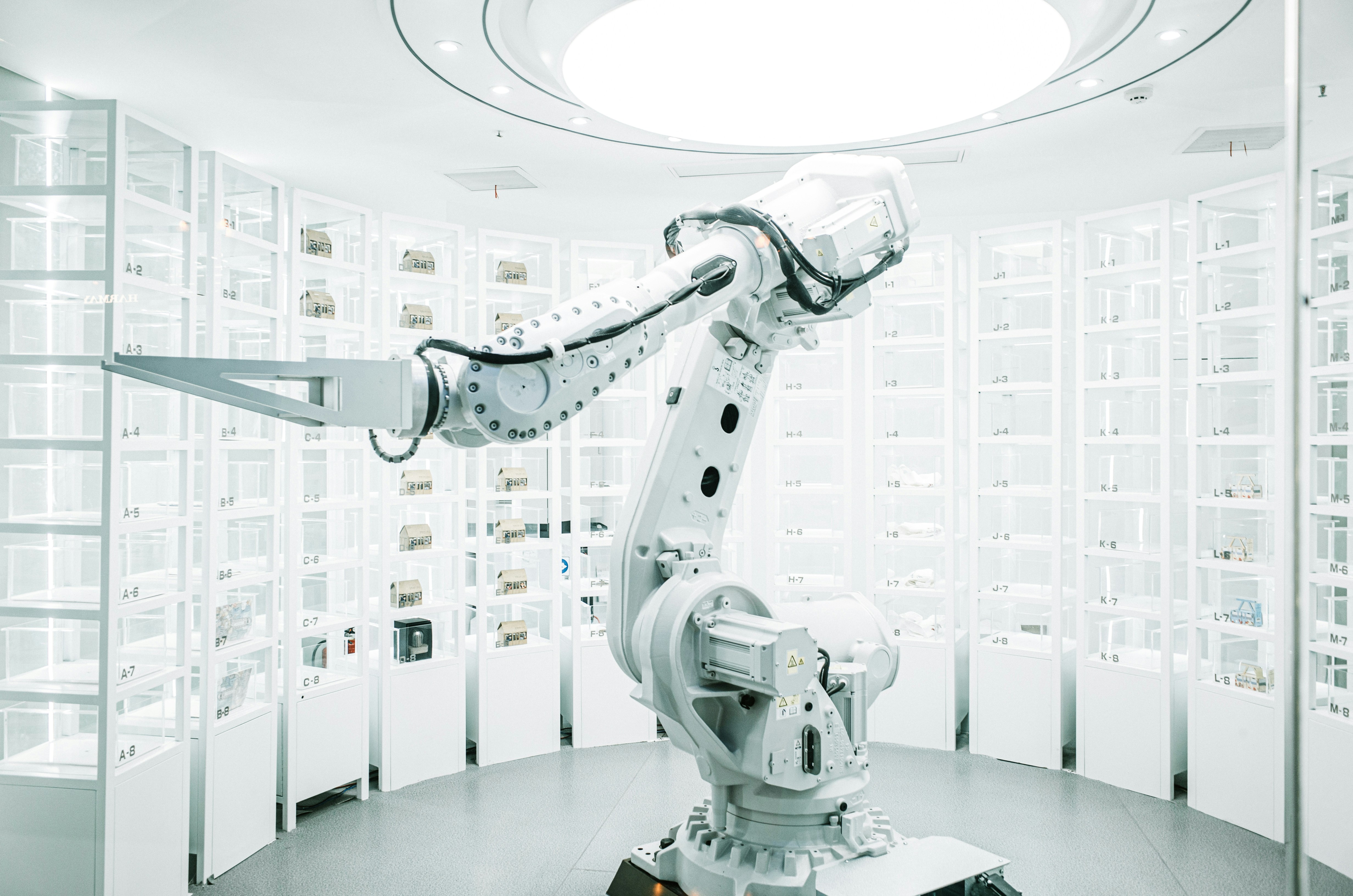 AI development benefits showing automation systems, predictive analytics, and conversational AI interfaces