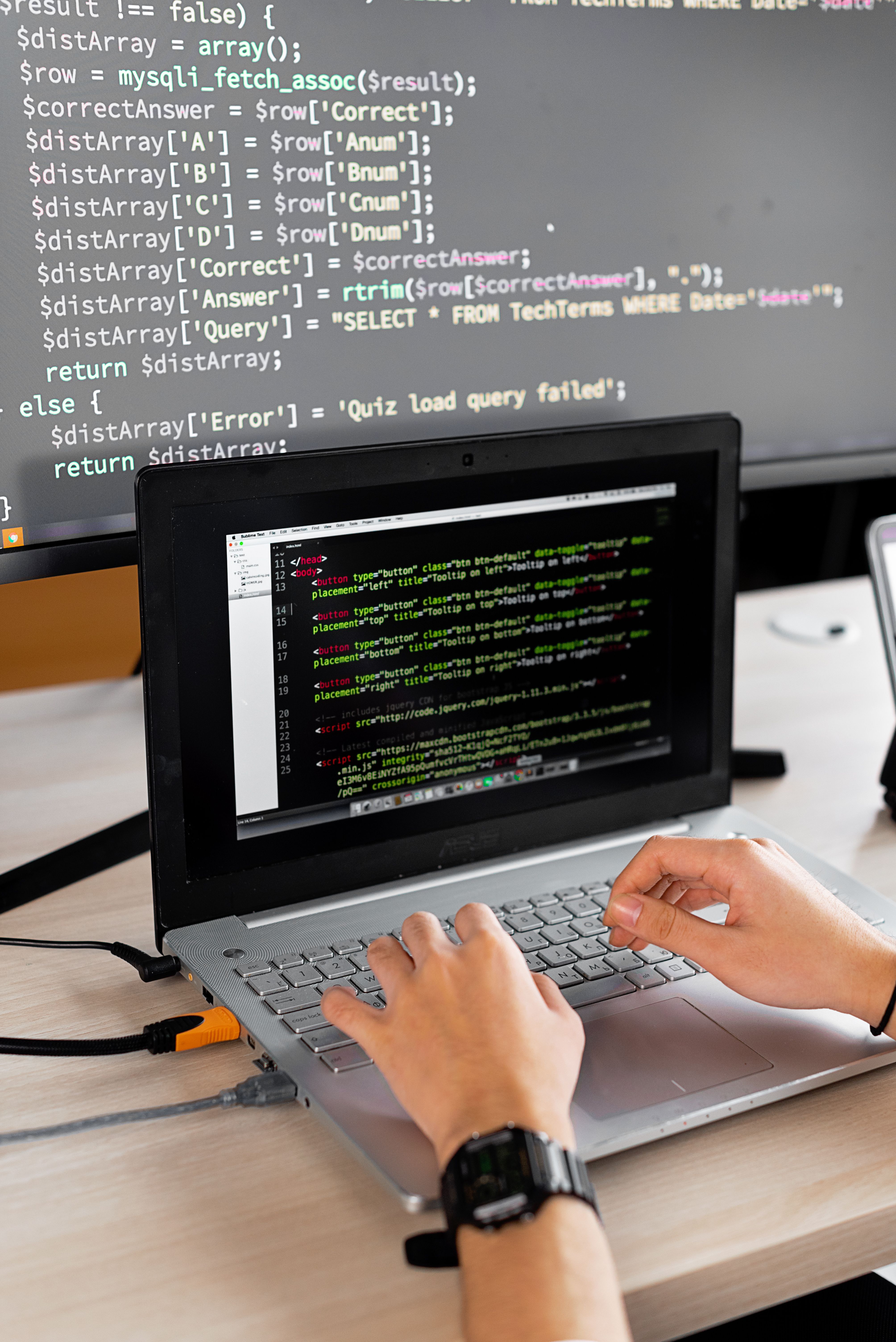 Web development case studies showing Shopify migration traffic results, SaaS application handoff, and consulting firm website rebuild